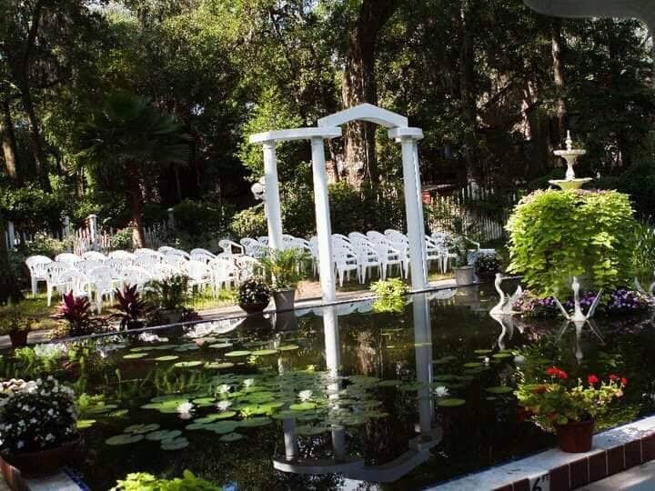 Ceremony space at The Hilltop
