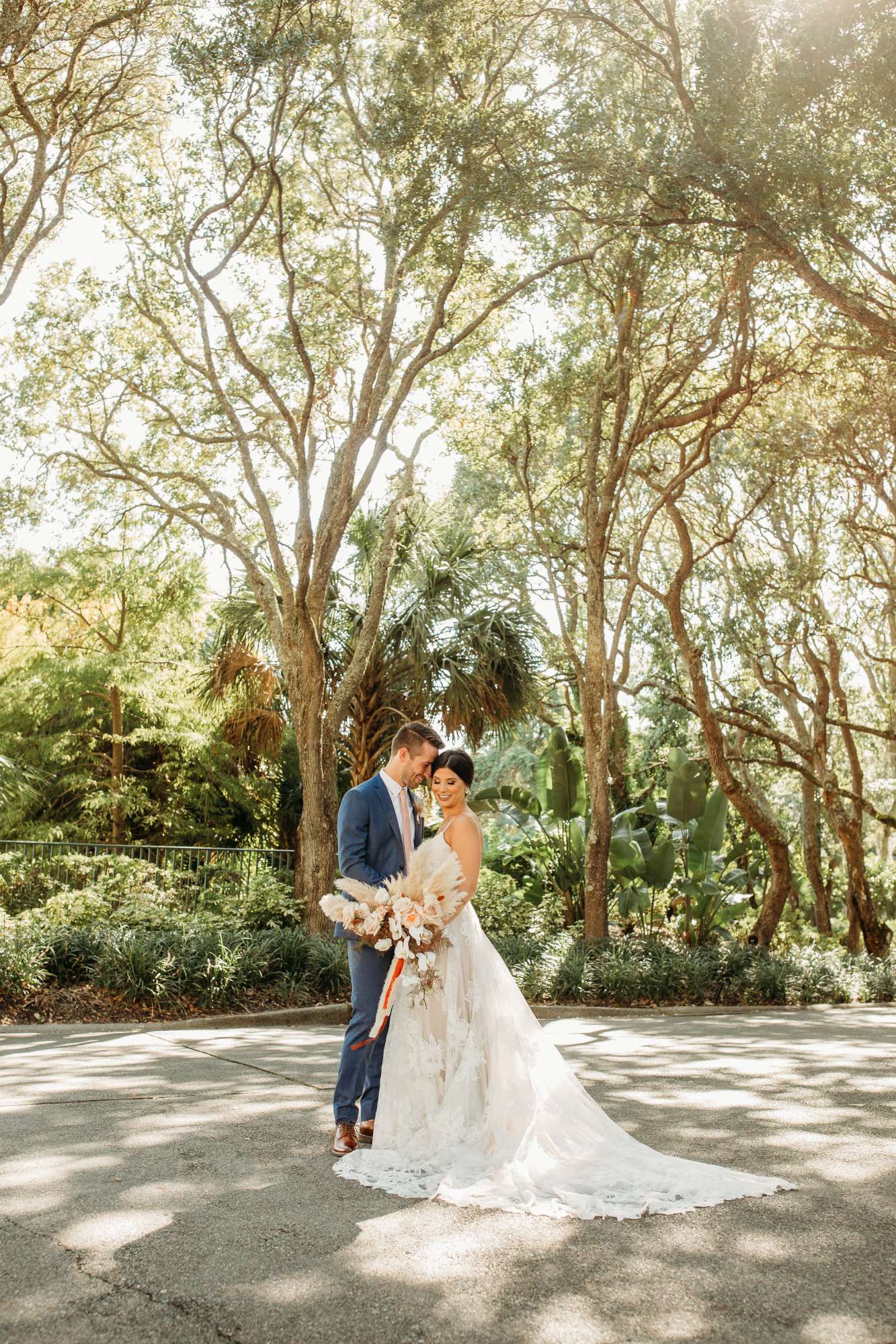 Beautiful bride and groom at The Golf Club of Amelia Island - Premier Bride 904