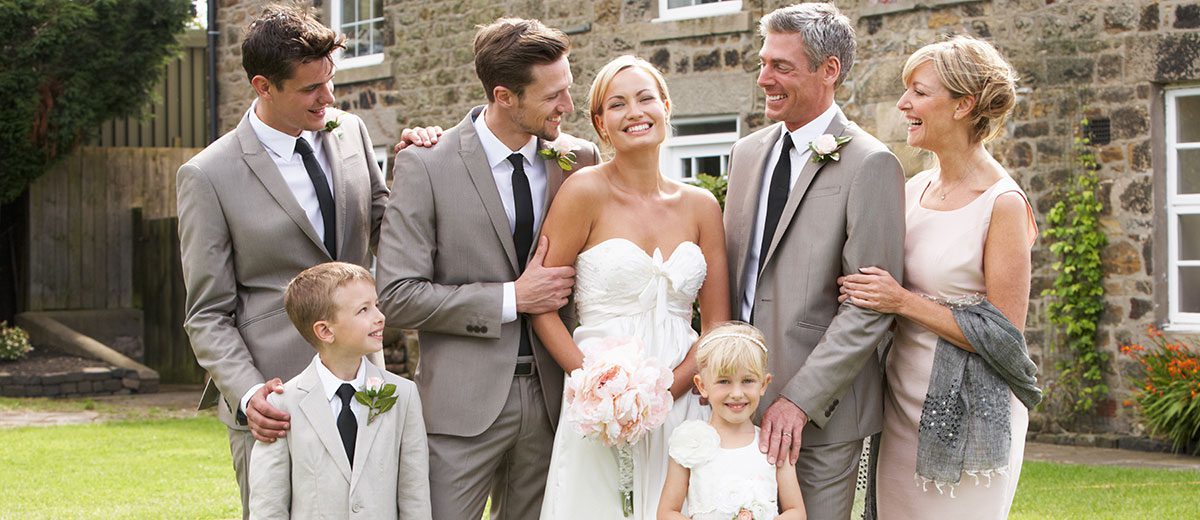 bridal-party Divorced Parents and Mixed Families