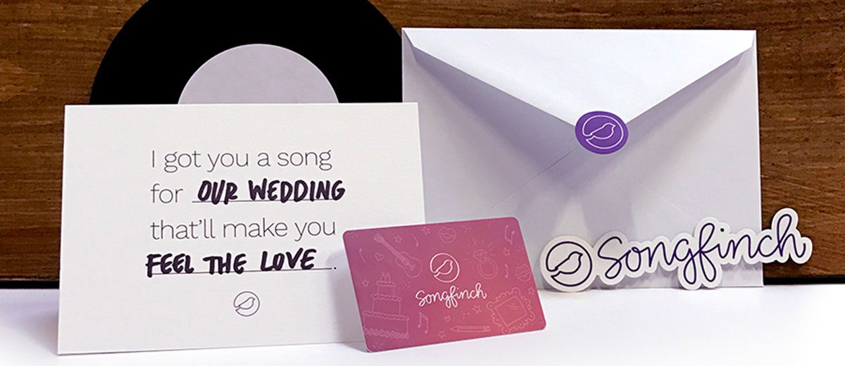 Songfinch customized songs for the bride and groom Personalized Music for Your Wedding