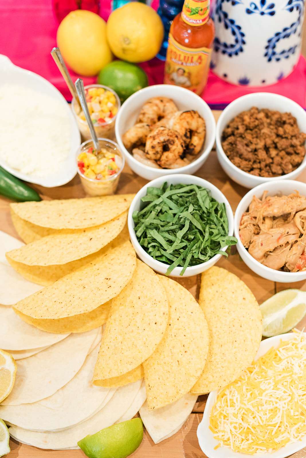 Anthonys catering taco bar