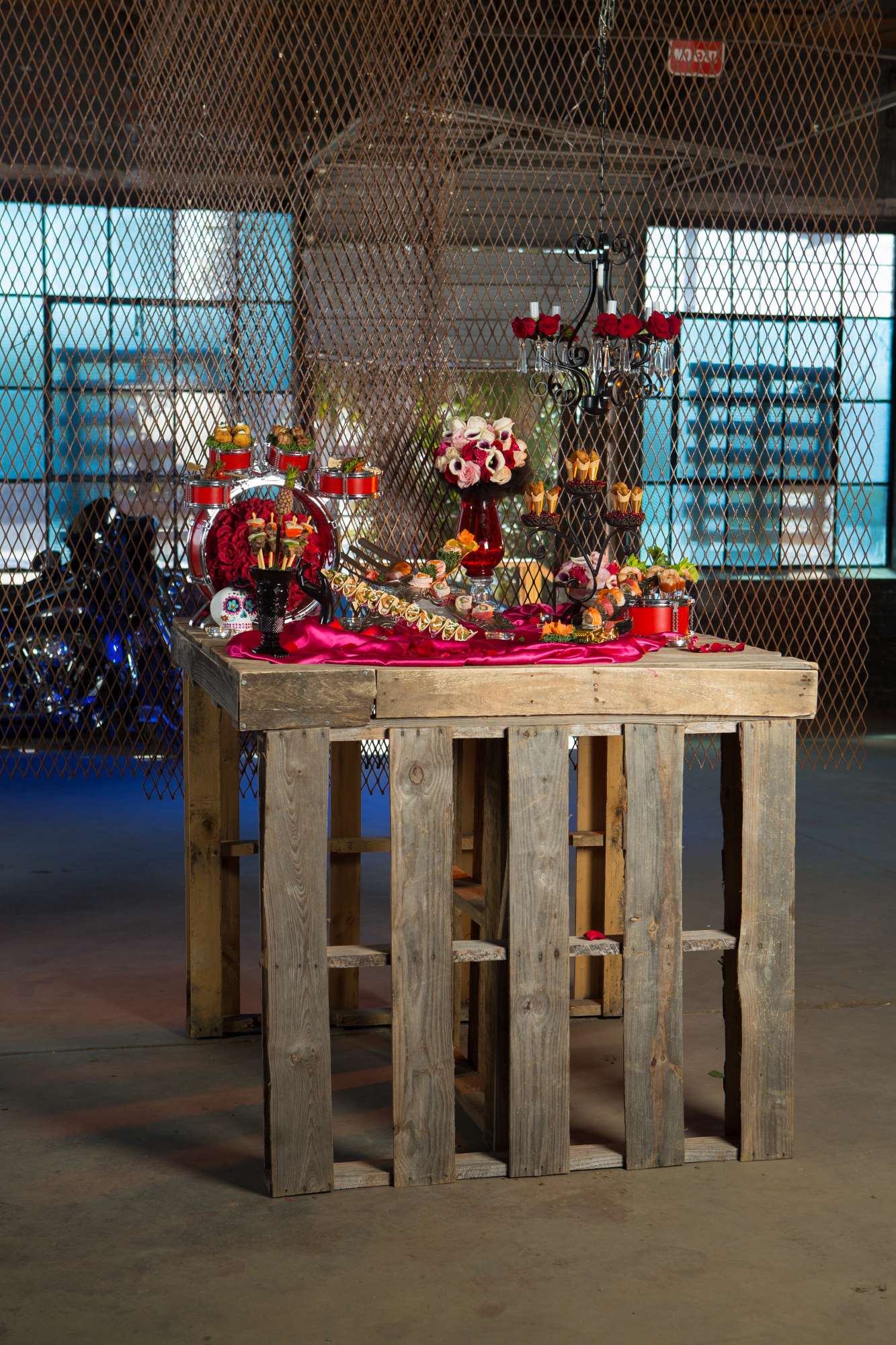 Anthonys catering at the glass factory in Jacksonville Florida