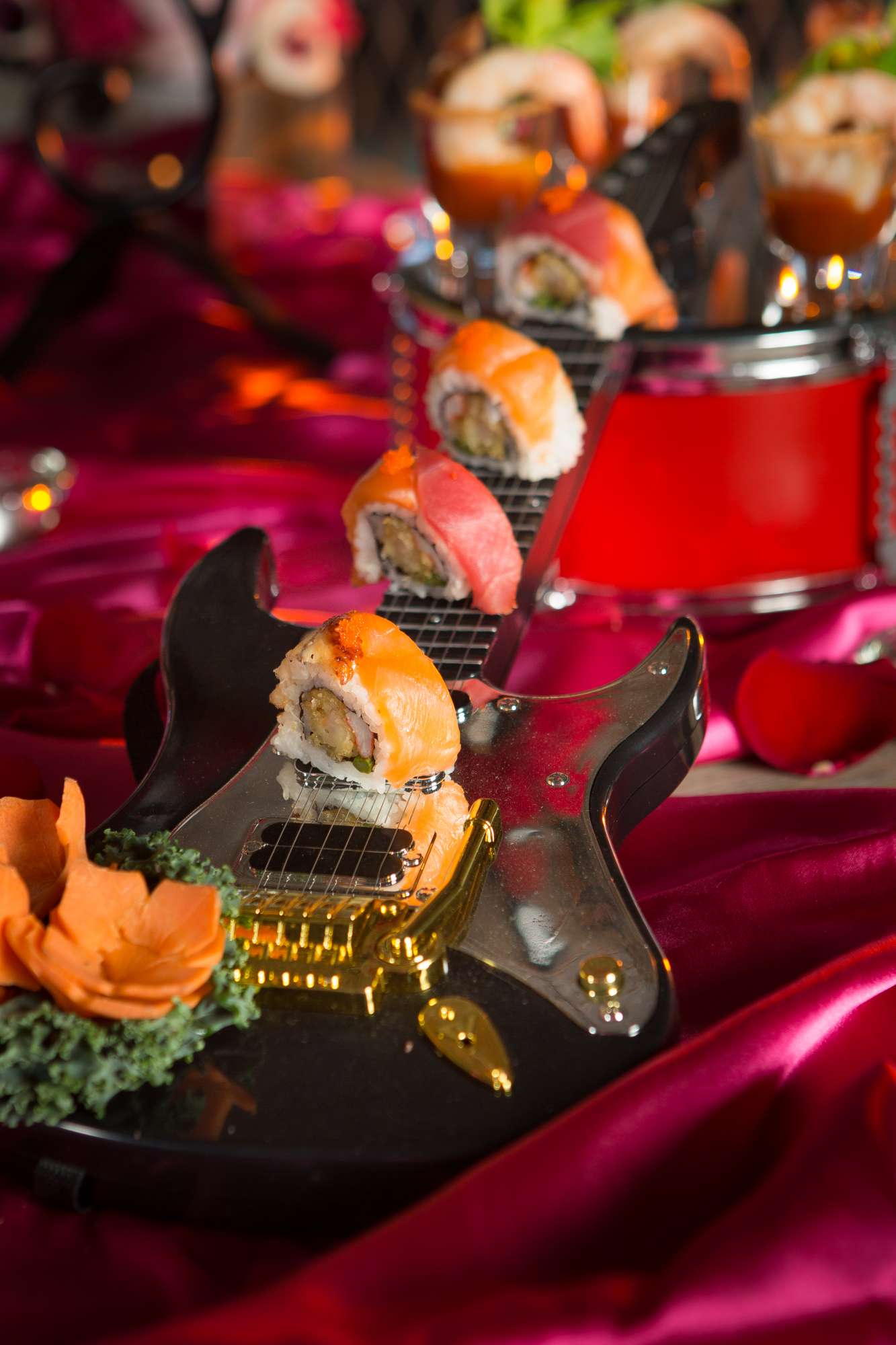 Anthonys catering sushi rolls