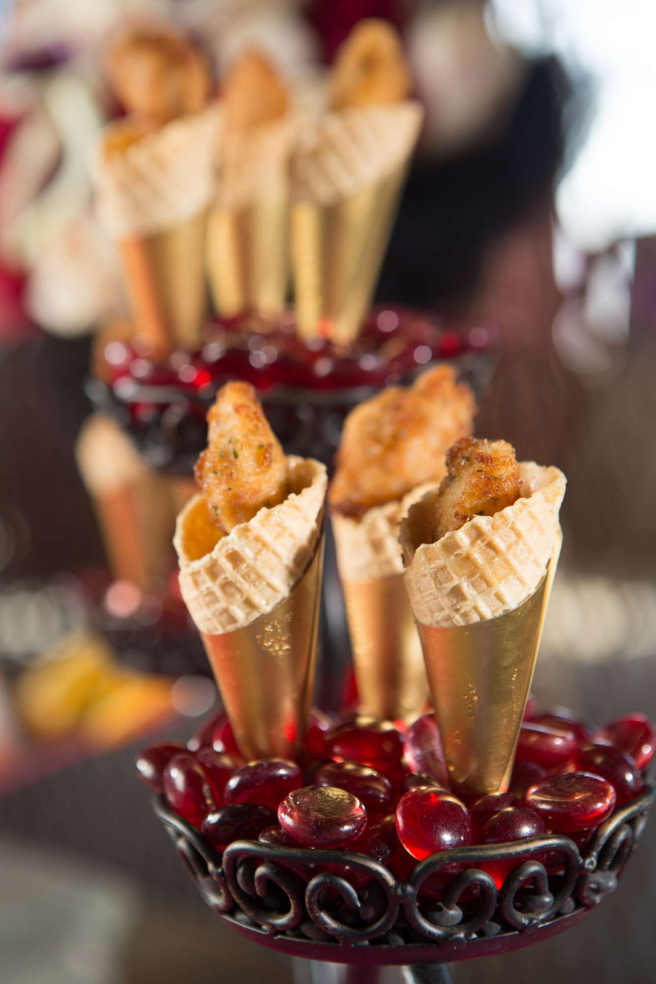 Anthonys Catering chicken and waffles