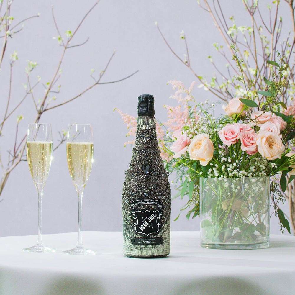 Champagne Beau Joie and Marchesa Introduce Couture Collector's Bottle
