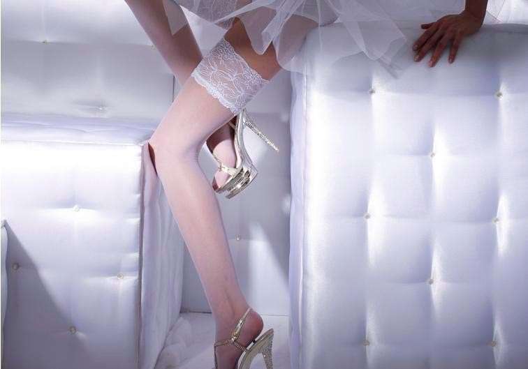 Sheer Thigh High Bridal Stockings