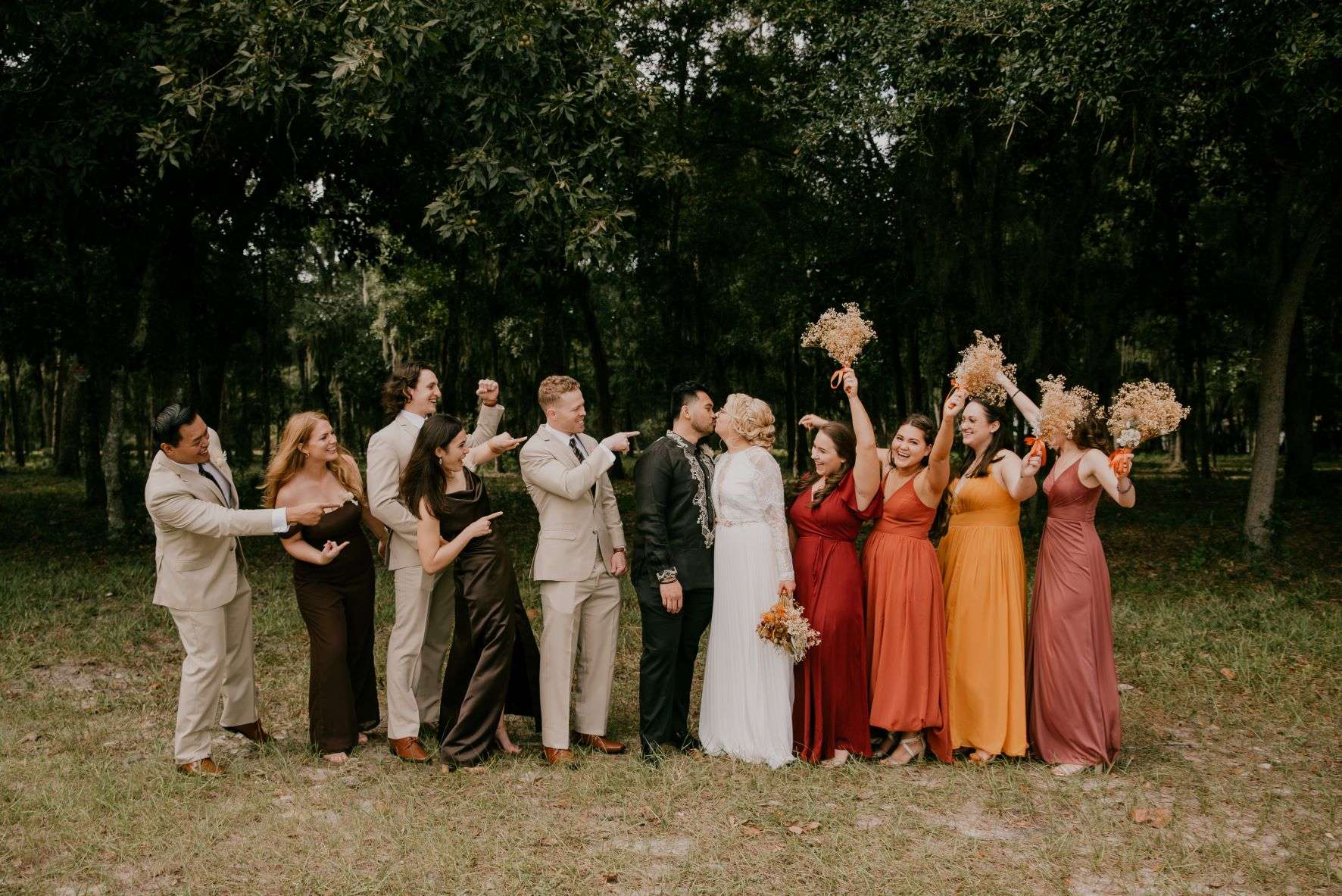 First and Port Photography wedding party