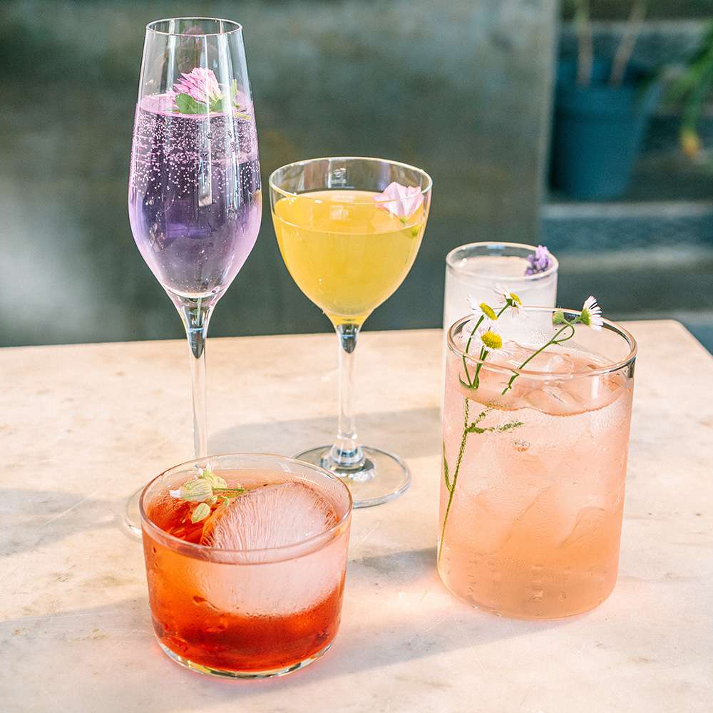 Variety of drinks
