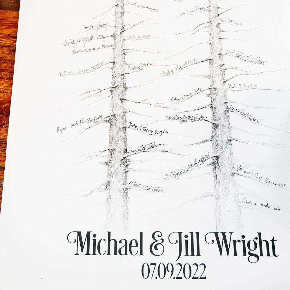 Tree of Life Guest Book Idea