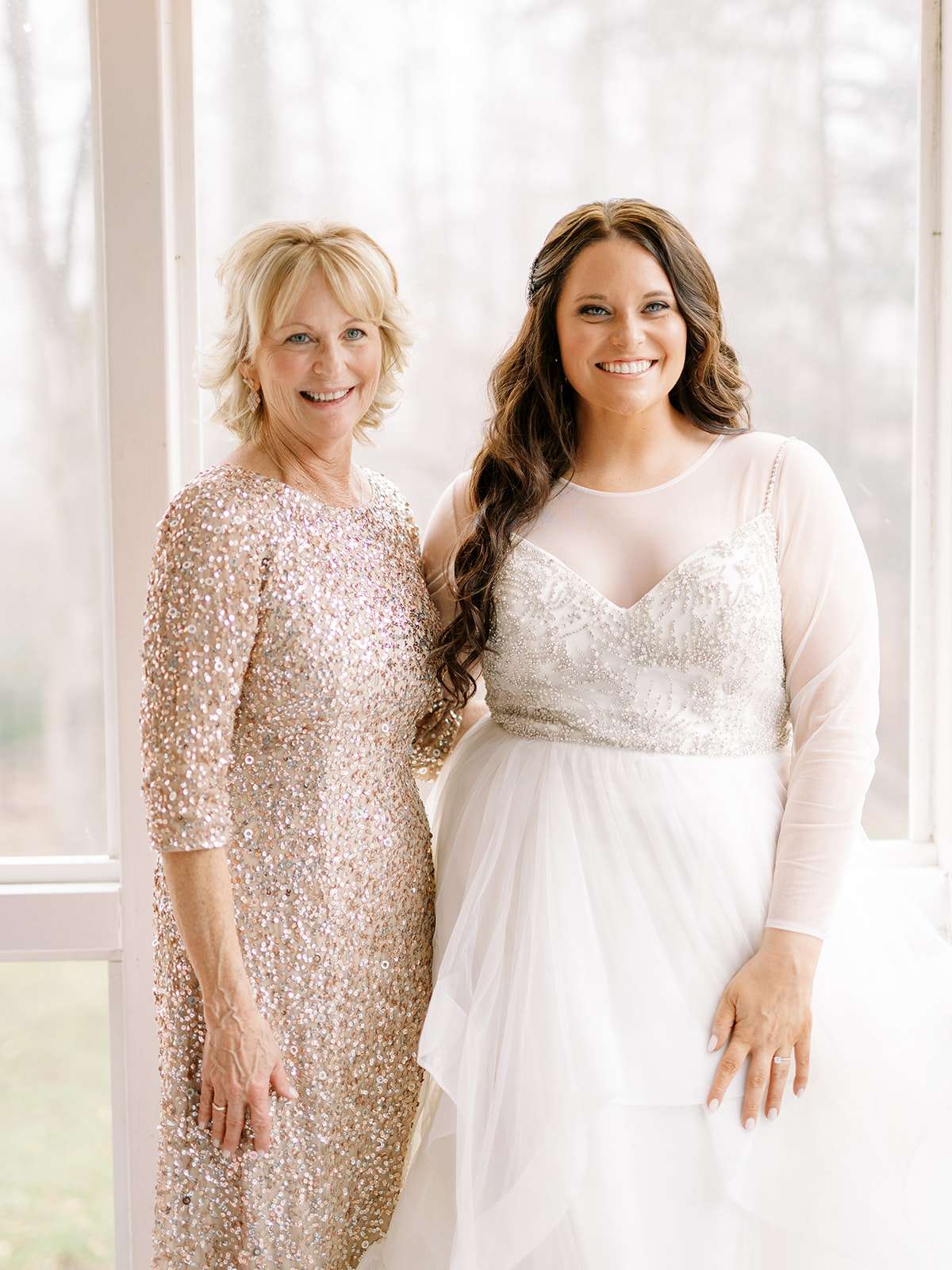 Bride and Mother of the Bride, hair and makeup done by Updos for I Dos Jacksonville