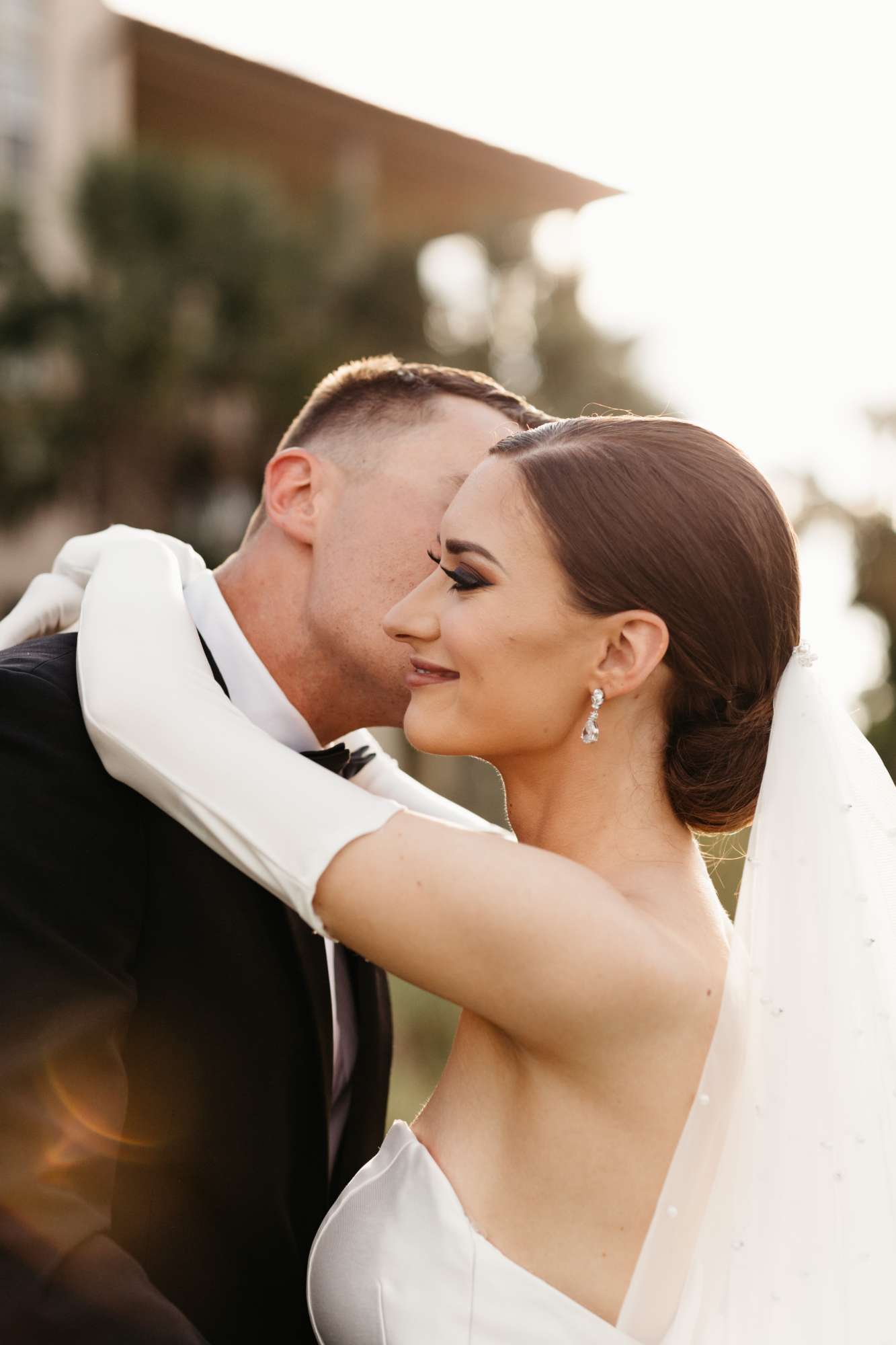 Classic bridal hair and makeup by Updos for I Dos Jacksonville