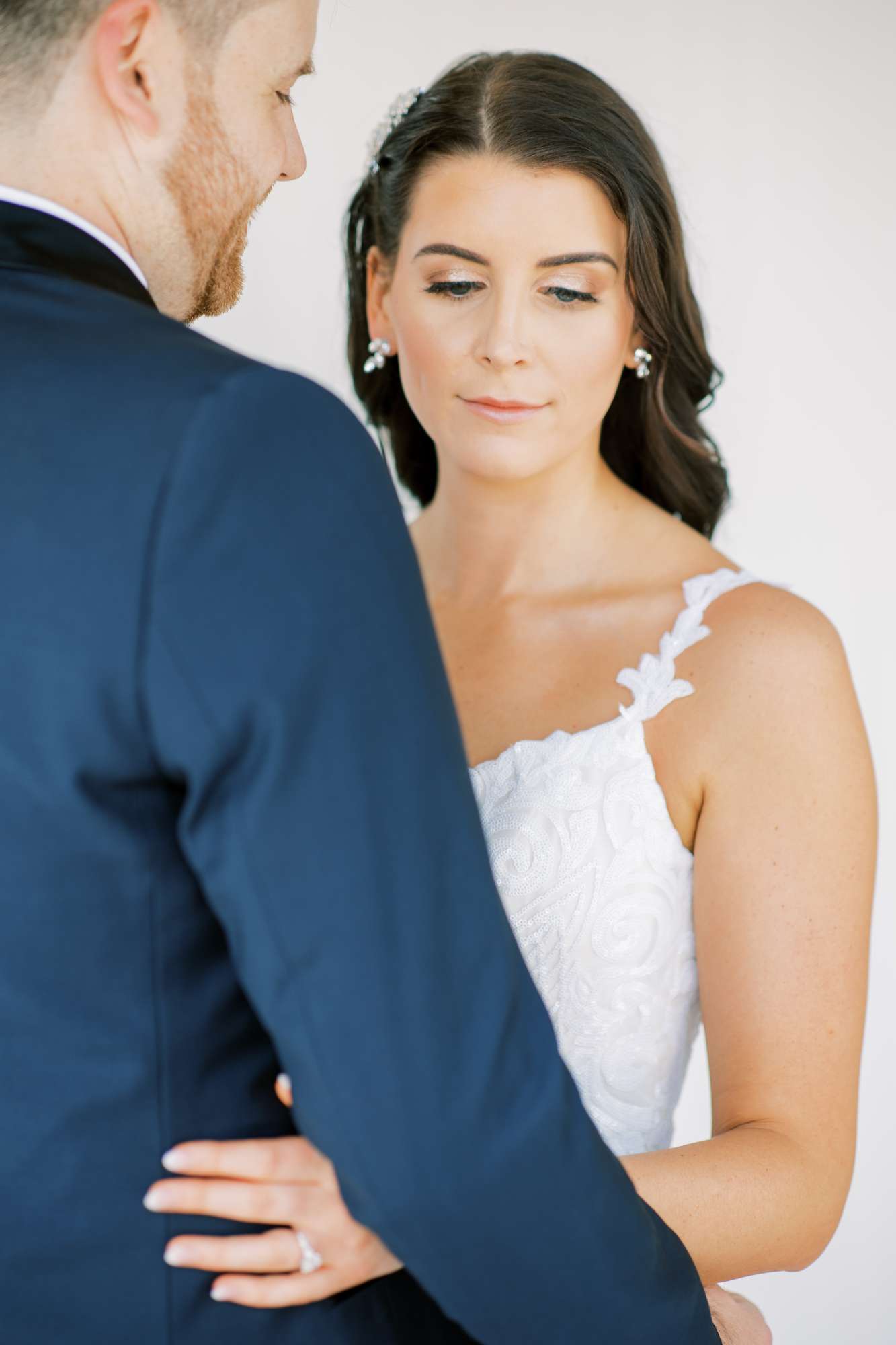Simple bridal makeup and hair by Updos for I Dos