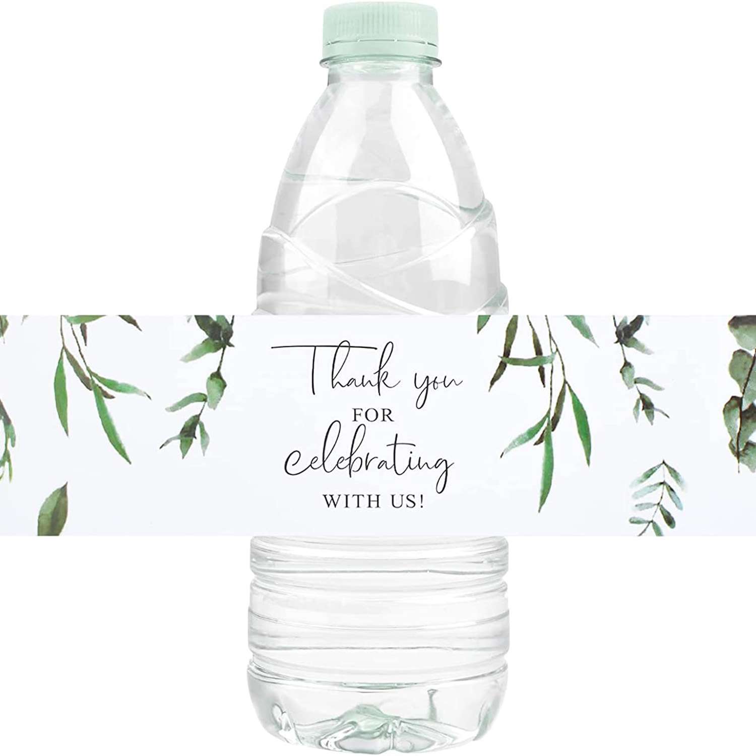 Water Bottle label from Amazon