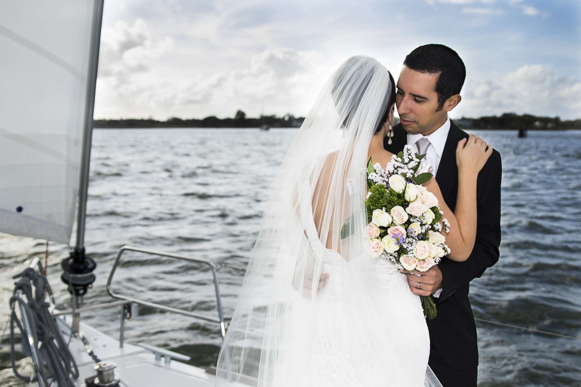 Say I Do with St. Augustine Sailing on the water in downtown