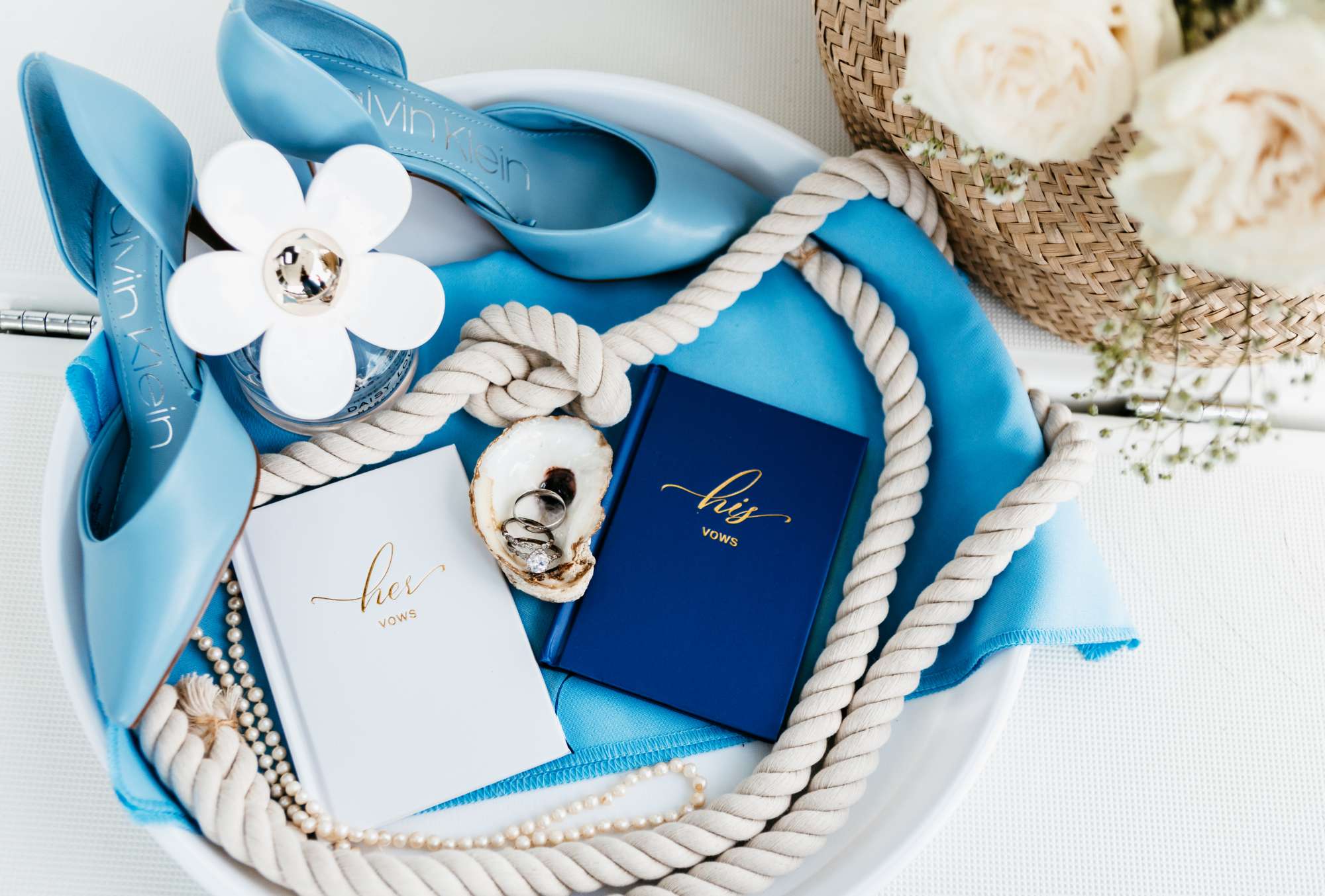 Something Blue wedding with St. Augustine Sailing