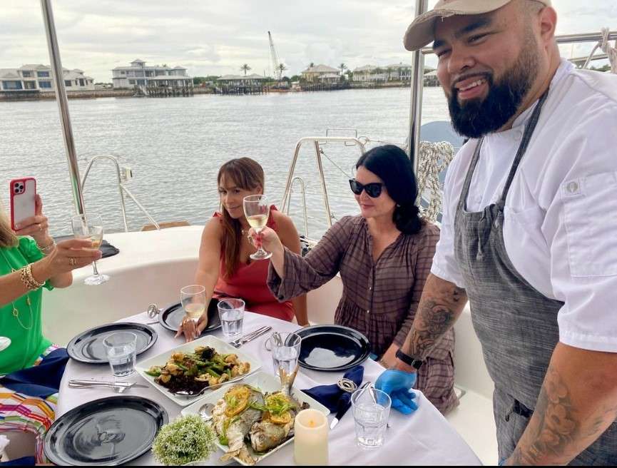Private chef experience on the harbor in St Augustine
