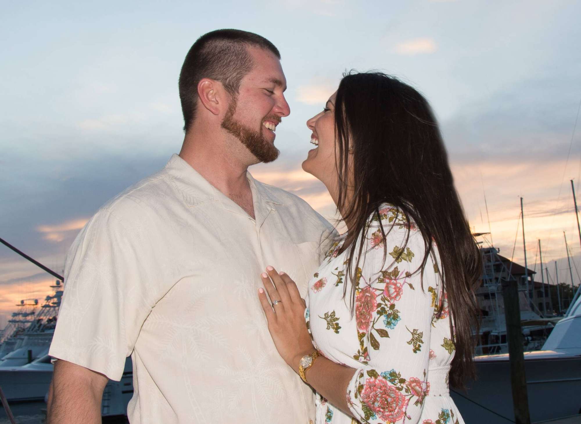 Marriage Proposal on the sail boat in St. Augustine