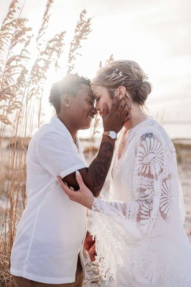 Real wedding with Curl Wink Blush