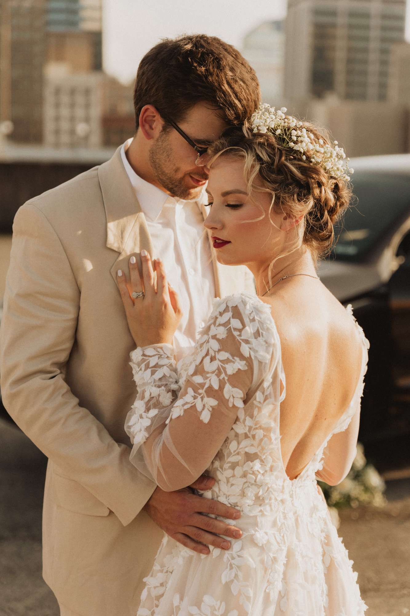 Updo and makeup by Curl Wink Blush Premier Bride