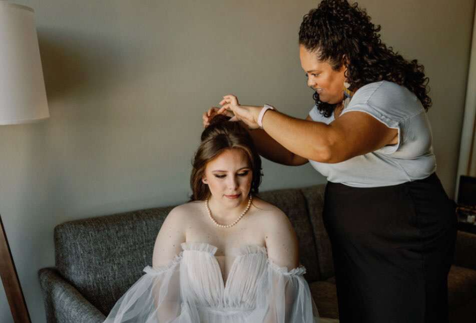 Curl Wink Blush Owner Zulmarie Premier Bride of the 904