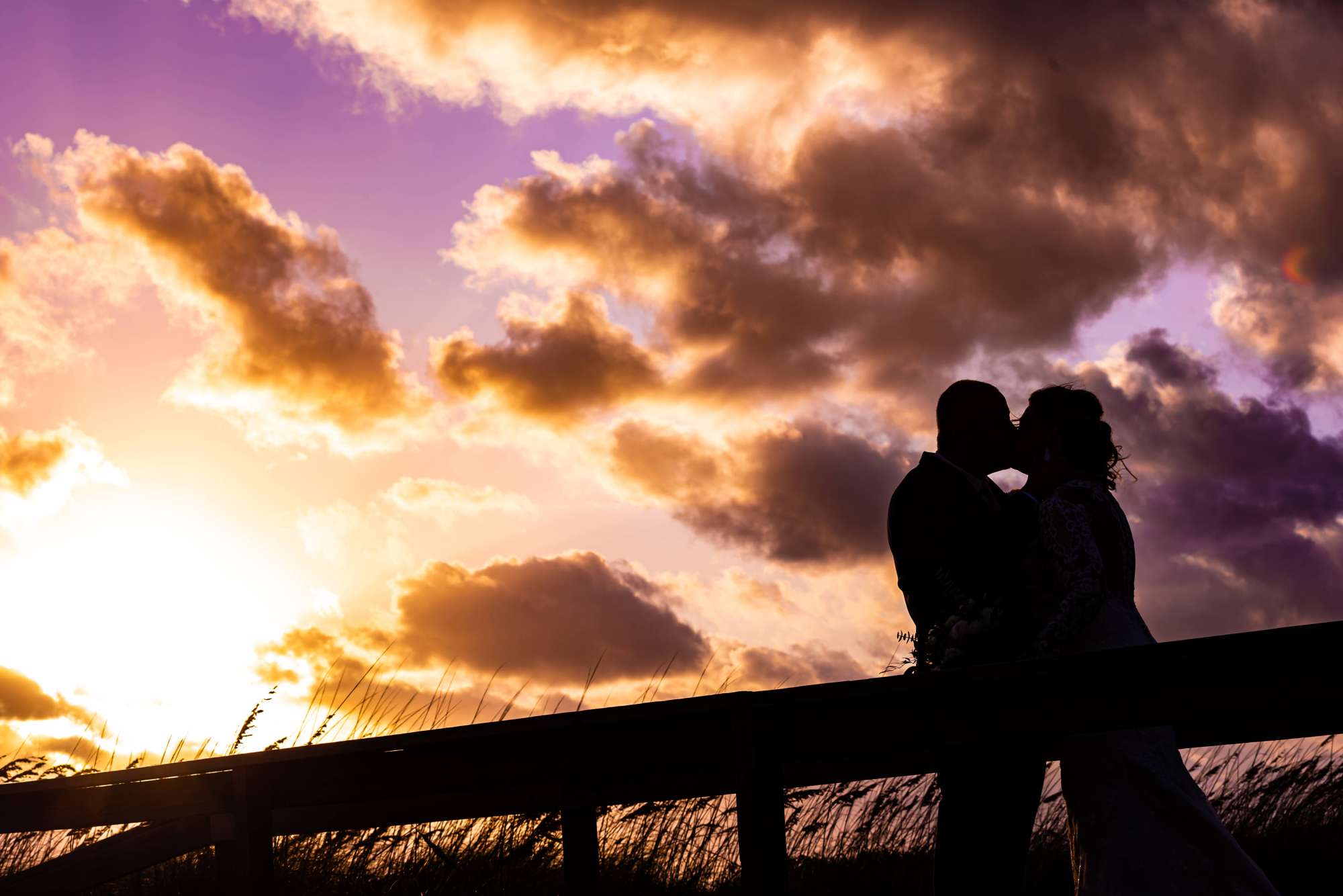 Jacksonville sunset wedding image by Breathless Imagery - Premier Bride 904