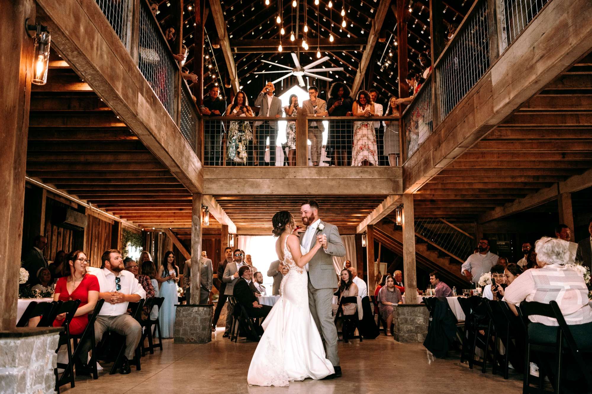 First dance for the bride and groom with Island Sound Wedding DJ's