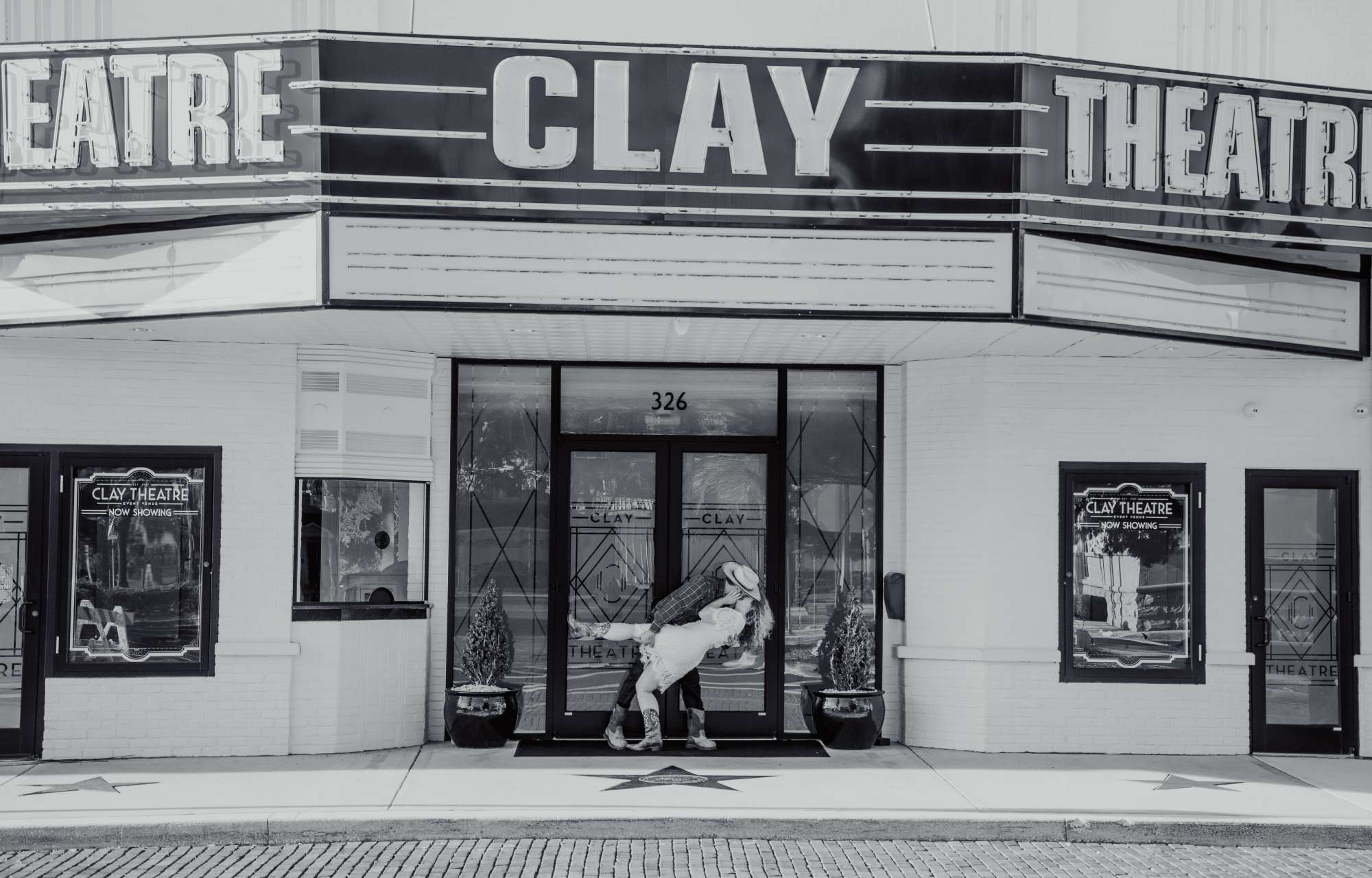 Clay Theatre Bride and groom with Chez Entertainment