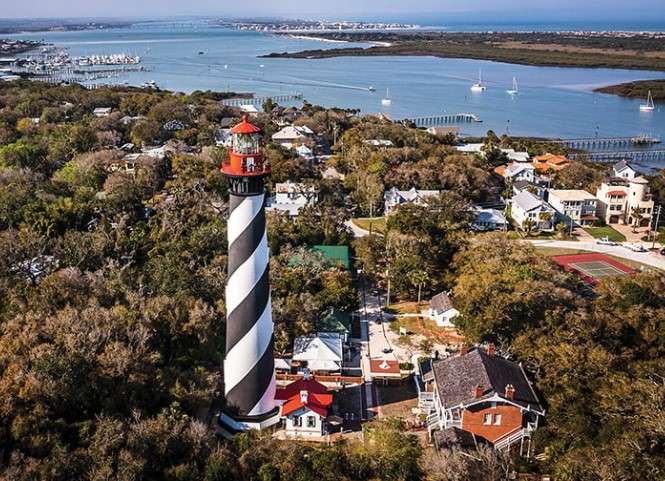 St Augustine Lighthouse & Maritime Museum Arial view of the St Augustine Lighthouse and museum Premier Bride