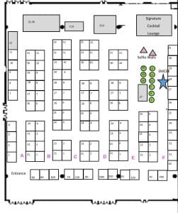 Premier Bride Expo Floor Plan - Prime Osborn - Jacksonville - January 21 2024