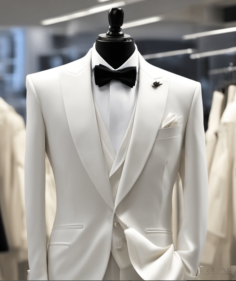 Zane White Tux for Wedding Jacksonville Zane Custom Suits in Jacksonville