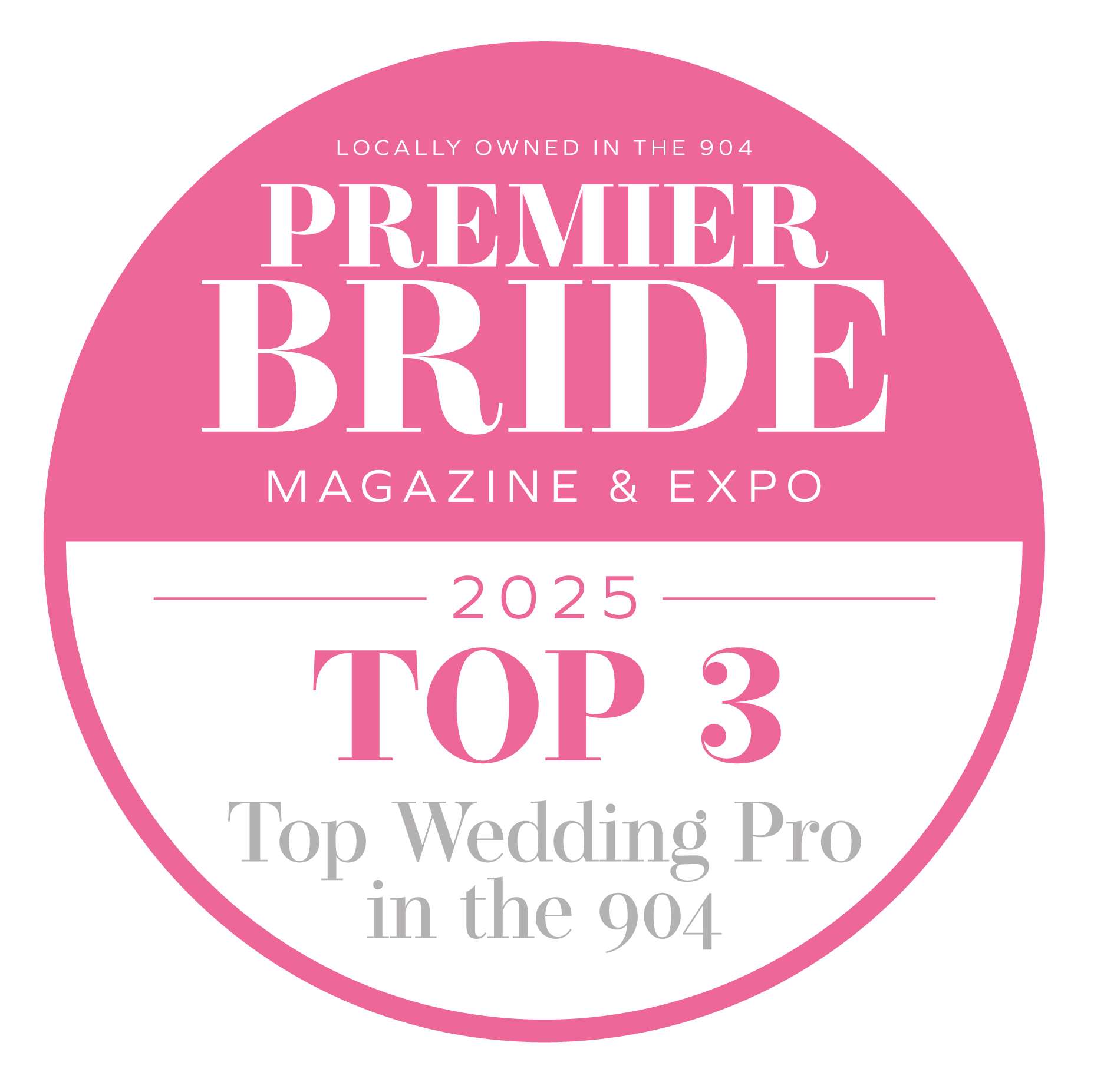 Votes are in! Top 3 Wedding Pros in the 904 for 2025