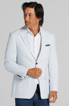 Mens wearhouse blue sports coat