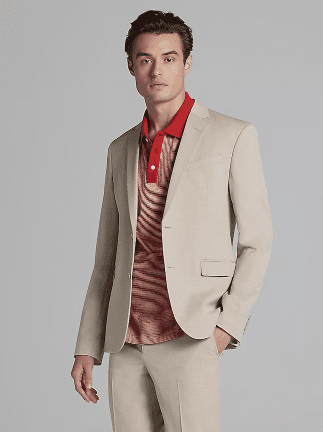 Mens wearhouse fashion suit tan