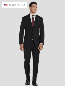 Mens wearhouse made in the USA
