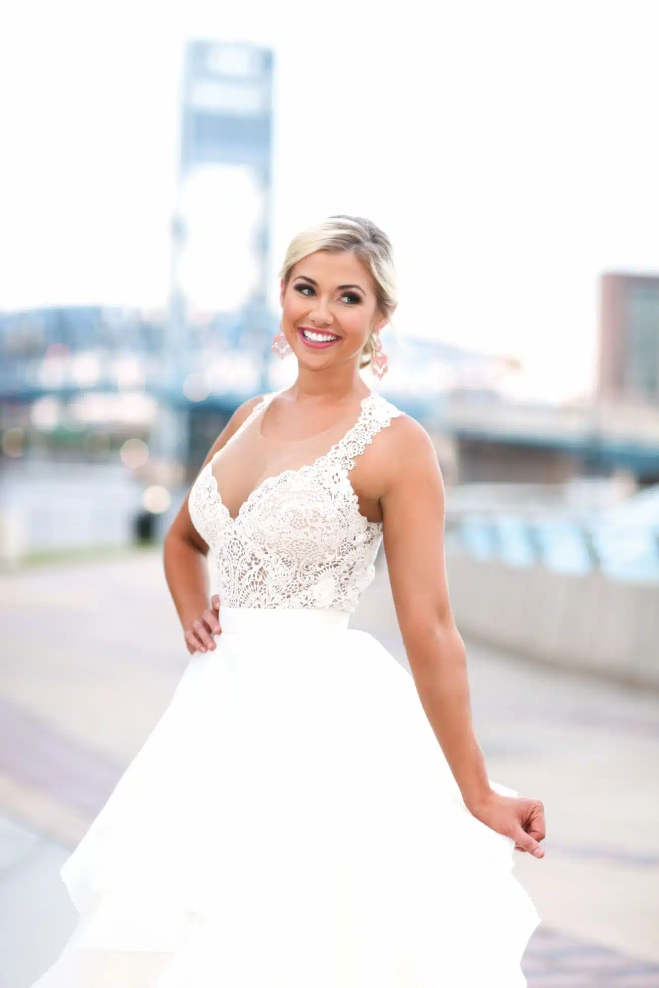 Jacksonville bride by the Main Steet Bridge becphotogaphy Premier Bride Jacksonville bride by the Main Steet Bridge becphotogaphy Premier Bride