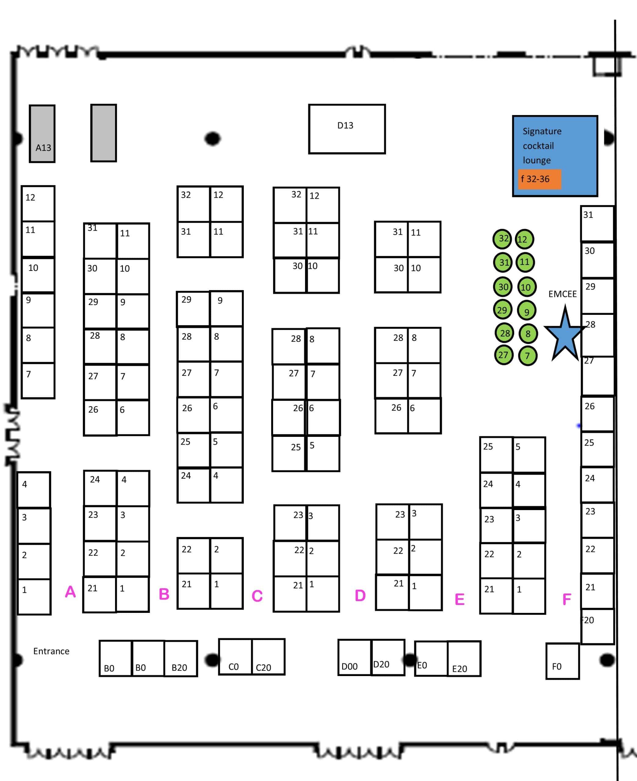 January 11 2026 Premier Bride Expo Floor Plan