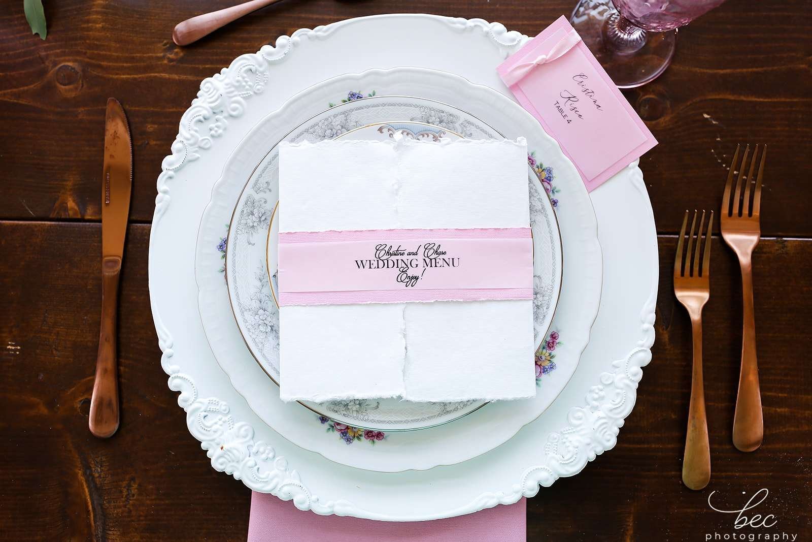 Wedding Place Settings Inspirations